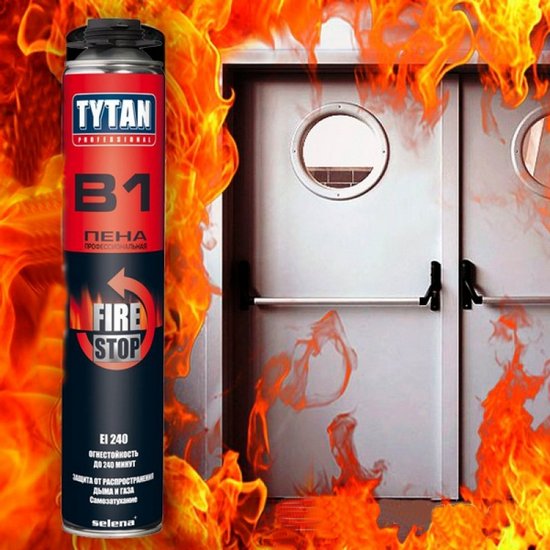 огнестойкая монтажная пена TYTAN Professional B