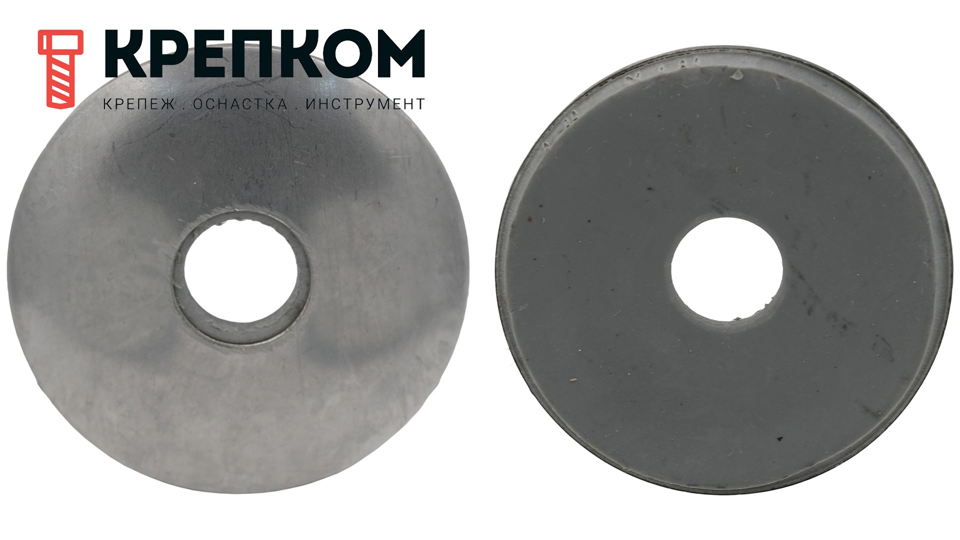 Шайба кровельная с резиновой прокладкой EPDM 5,3х12 мм WS 9260 (9055), нержавеющая сталь А2 - фото
