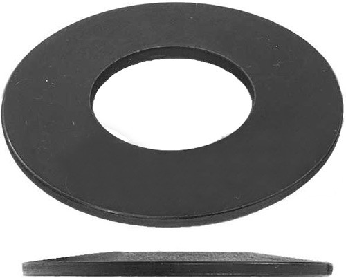 Шайба (пружина) тарельчатая 16х8,2х0,4 DIN 2093, пружинная сталь без покрытия - фото