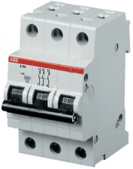 Автоматический выключатель ABB S203-C25 (3-полюсной) - фото