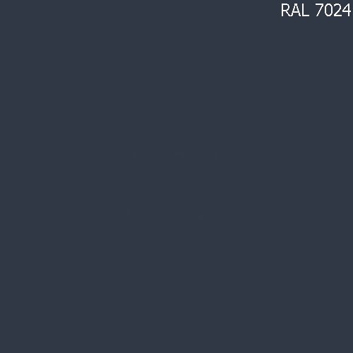 Алкидная спрей-эмаль TEKNOS 520 мл/400 гр, RAL 7024 (Графитовый серый) - фото