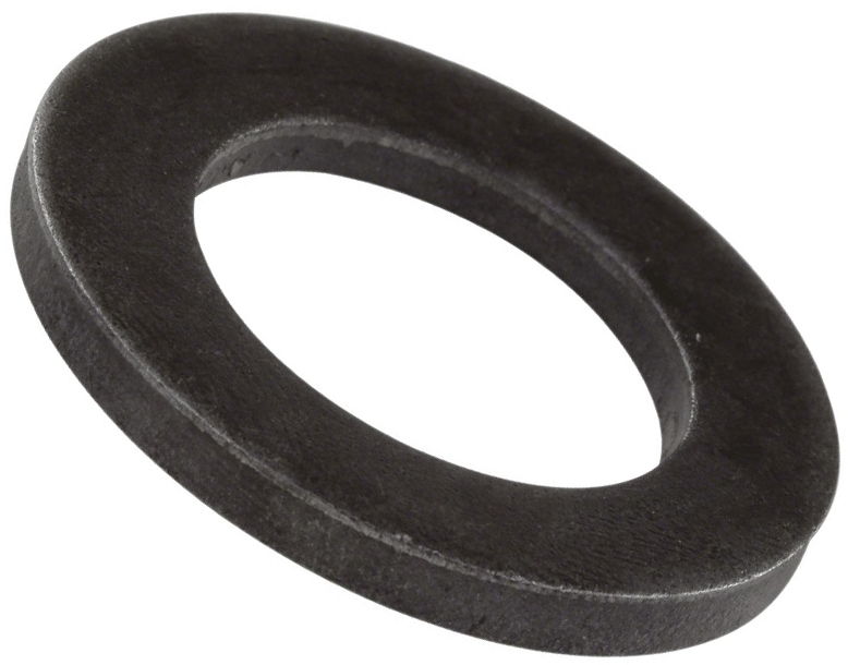 Шайба плоская М6 DIN 125, черный цинк - фото