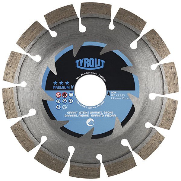 Алмазный диск для гранита Tyrolit Premium DCH - фото