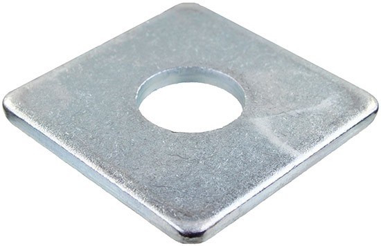 Шайба квадратная М45 DIN 436, оцинкованная сталь - фото