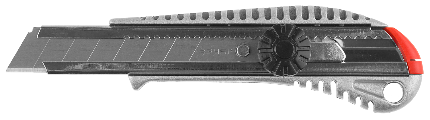 Нож с сегментированным лезвием 18 мм ЗУБР Мастер 09172 - фото