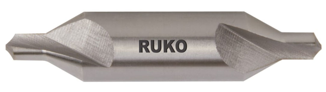Сверло центровочное по металлу HSS-G форма R DIN 333 RUKO - фото