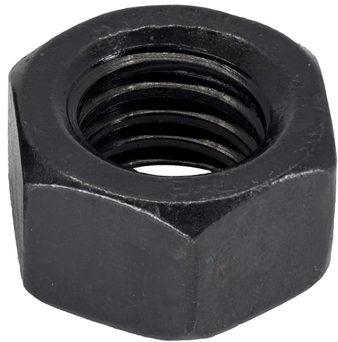 Гайка шестигранная М2,5 DIN 934, черный цинк - фото