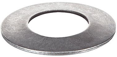 Шайба (пружина) тарельчатая 8х4,2х0,4 DIN 2093, нержавеющая сталь 1.4310 - фото