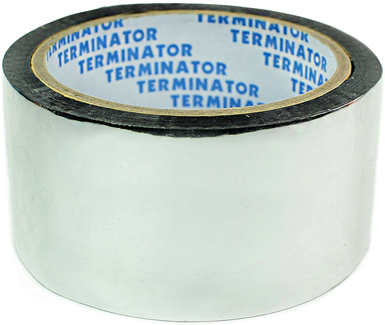 Серебряная полиэстеровая лента 50х50 м Terminator JINOBE - фото