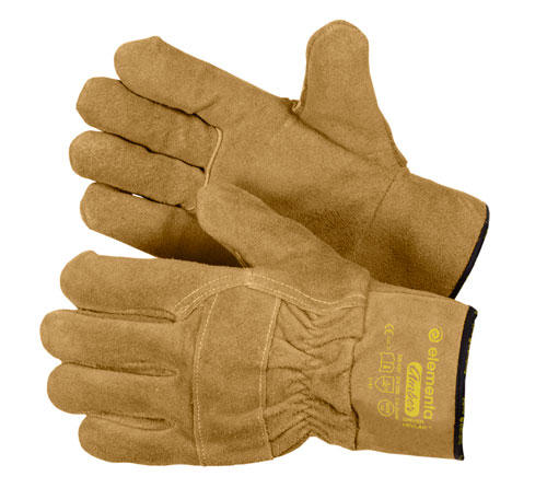 Перчатки рабочие кожаные ELEMENTA EXPERT DRIVER KEVLAR® размер 11 - фото