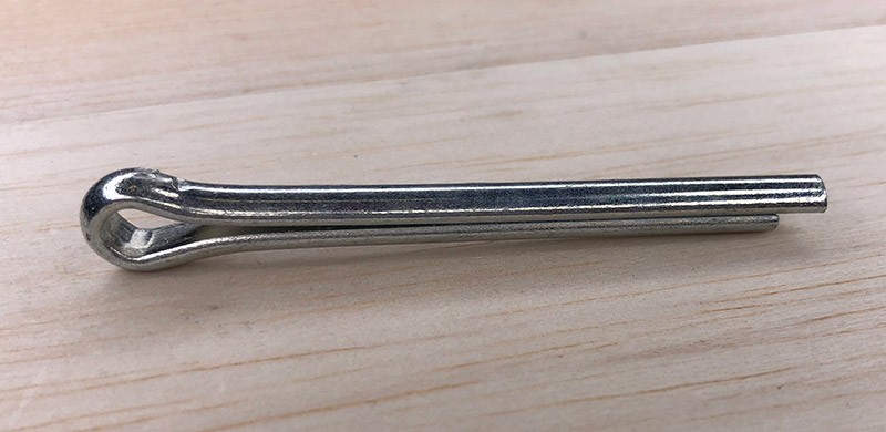 Шплинт 5х140 DIN 94, оцинкованная сталь - фото