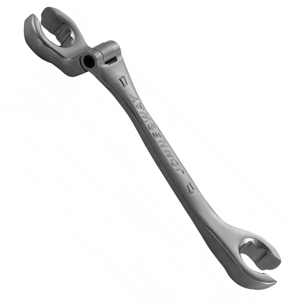Ключ гаечный разрезной с гибкой головкой, 6 мм Jonnesway W24A10606 - фото