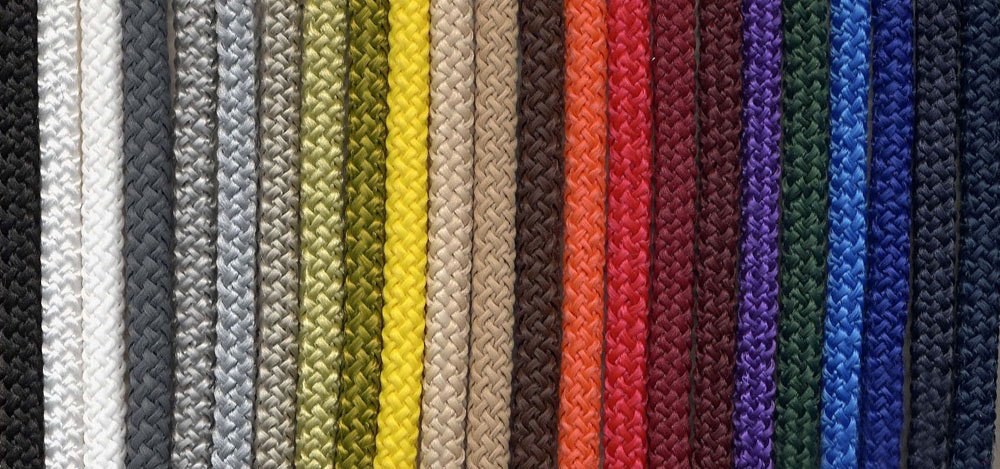 Шнур плетеный полипропиленовый без сердечника 5 мм, 24-прядный (цветной) - фото