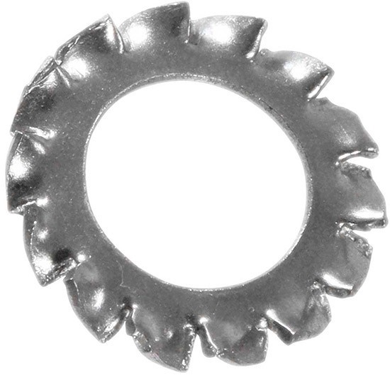 Шайба стопорная с зубьями DIN 6798A М30, нержавеющая сталь 1.4310 (А2) - фото