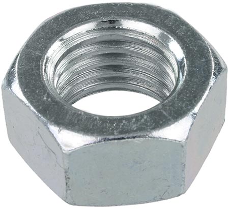 Гайка шестигранная М18 DIN 934, оцинкованная сталь - фото