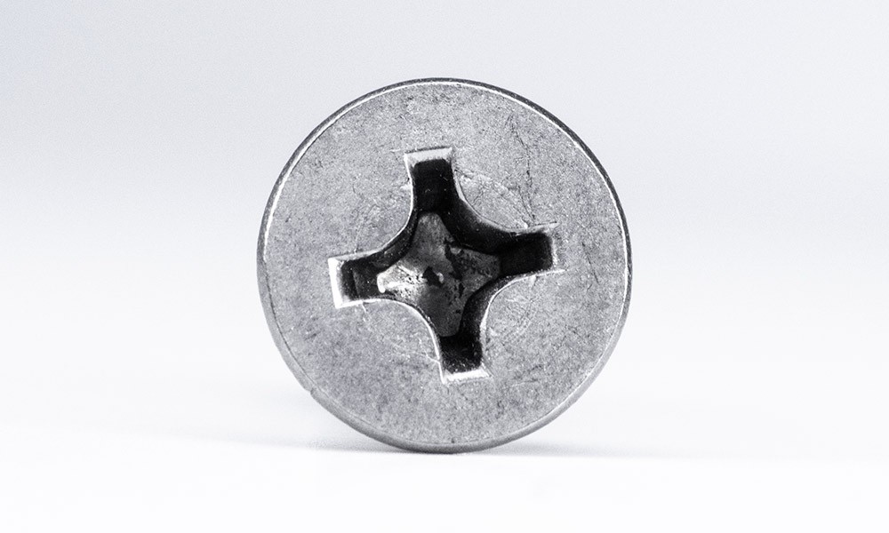 Саморез с потайной головкой ISO 7050 (DIN 7982) форма C, нержавеющая сталь А2 - фото