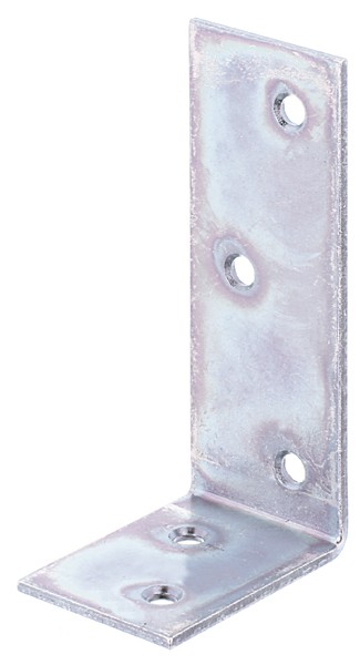 Уголок крепежный Gah Alberts, ассиметричный, оцинкованная сталь - фото