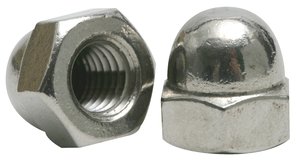 Гайка колпачковая М30 DIN 1587, нержавеющая сталь А2 - фото