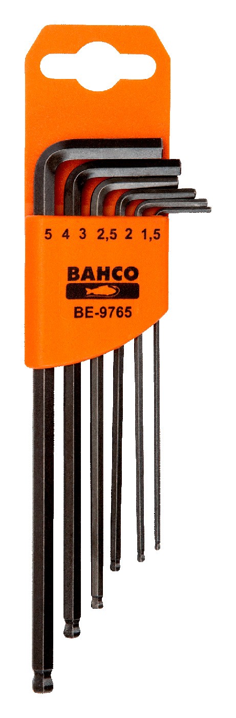 Набор имбусовых ключей BAHCO BE-9765 - фото
