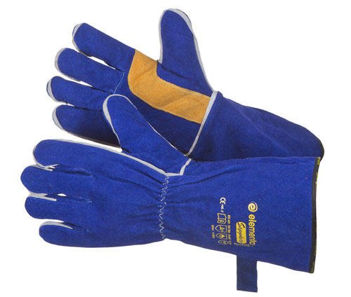 Перчатки рабочие кожаные ELEMENTA EXPERT PLASMA™ KEVLAR® размер 10 - фото