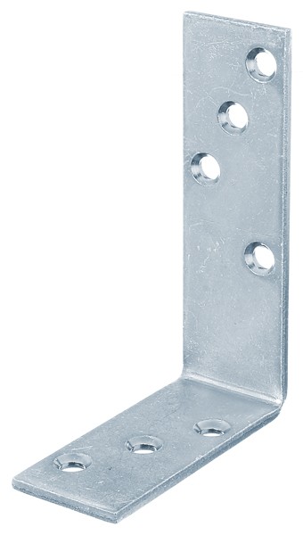 Уголок крепежный Gah Alberts, ассиметричный, оцинкованная сталь - фото
