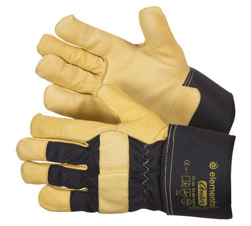 Перчатки рабочие кожаные ELEMENTA EXPERT HANDY™ FORCE KEVLAR® размер 10 - фото