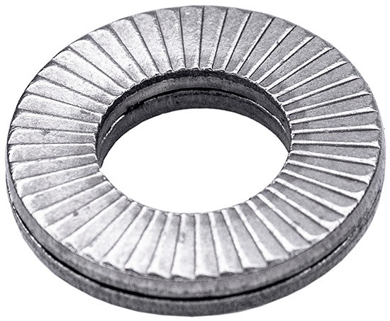 Шайба Nord-Lock М16 (17х30,7) широкая, нержавеющая сталь А4 - фото