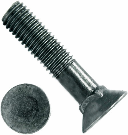 Болт лемешный М14х40 ГОСТ 7786-81 (DIN 608), оцинкованная сталь - фото