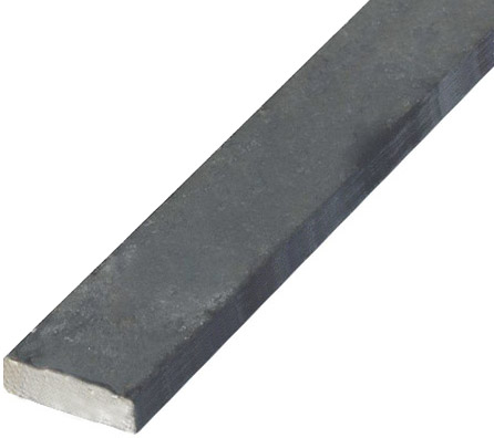 Сталь фасонная профилированная полоса 24х6 мм, 1 м.п., сталь Ст45