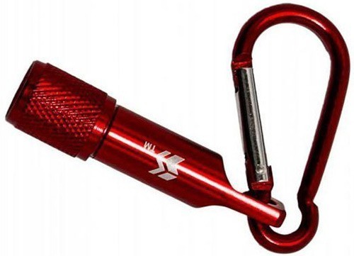 Карманный фонарик с карабином Swiss+Tech ST51015 (красный) - фото