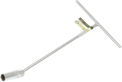 Ключ торцевой свечной шарнирный с резиновой вставкой 6-гр Дело Техники 16х350 мм 547416 - фото