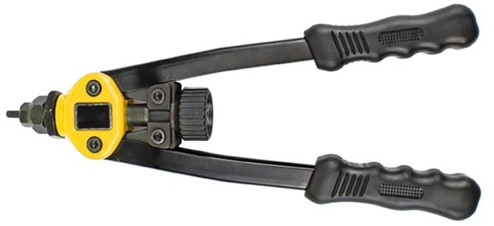 Двуручный заклёпочник с кулисой для резьбовых заклёпок HARPOON TM1203-003, М3-М8 - фото
