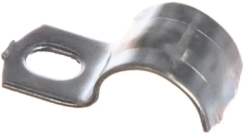 Скоба однолапковая 12-13 мм Fortisflex СМО 49151, оцинкованная сталь - фото