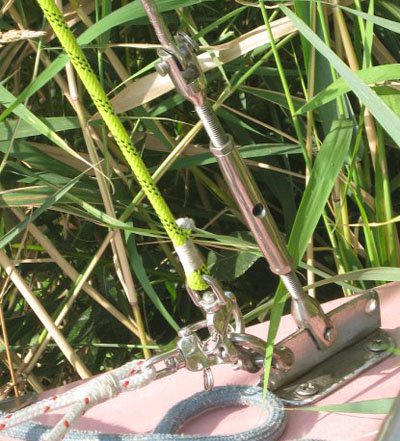 Талреп закрытый литой вилка-вилка M8245 MT, нержавеющая сталь А4 - фото