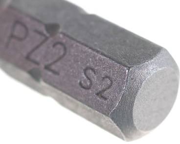 Бита крестовая PZ2 длина 25 мм, 1/4" Ombra 514602, сталь S2 - фото