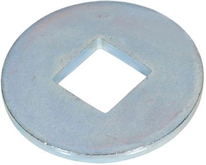 Шайба увеличенная DIN 440 form V с квадратным отверстием HV100, оцинкованная сталь - фото