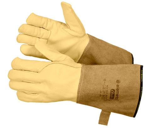 Перчатки рабочие кожаные ELEMENTA EXPERT PLASMA™ FORCE  KEVLAR®  размер 10 - фото
