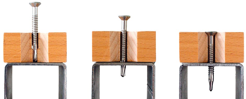 Саморез (флюгель) для крепления дерева к металлу WSDSK, шлиц Ph, оцинкованная сталь - фото