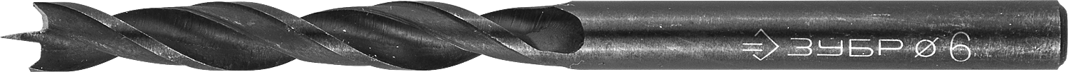 Спиральное сверло по дереву 8х200/150 мм, М-образная заточка, ЗУБР Серия Эксперт 29421-200-08 - фото
