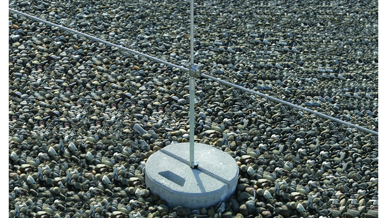 Молниеприёмный наконечник с контргайкой D=10 мм, L=1000 мм DEHN 101001, нержавеющая сталь - фото