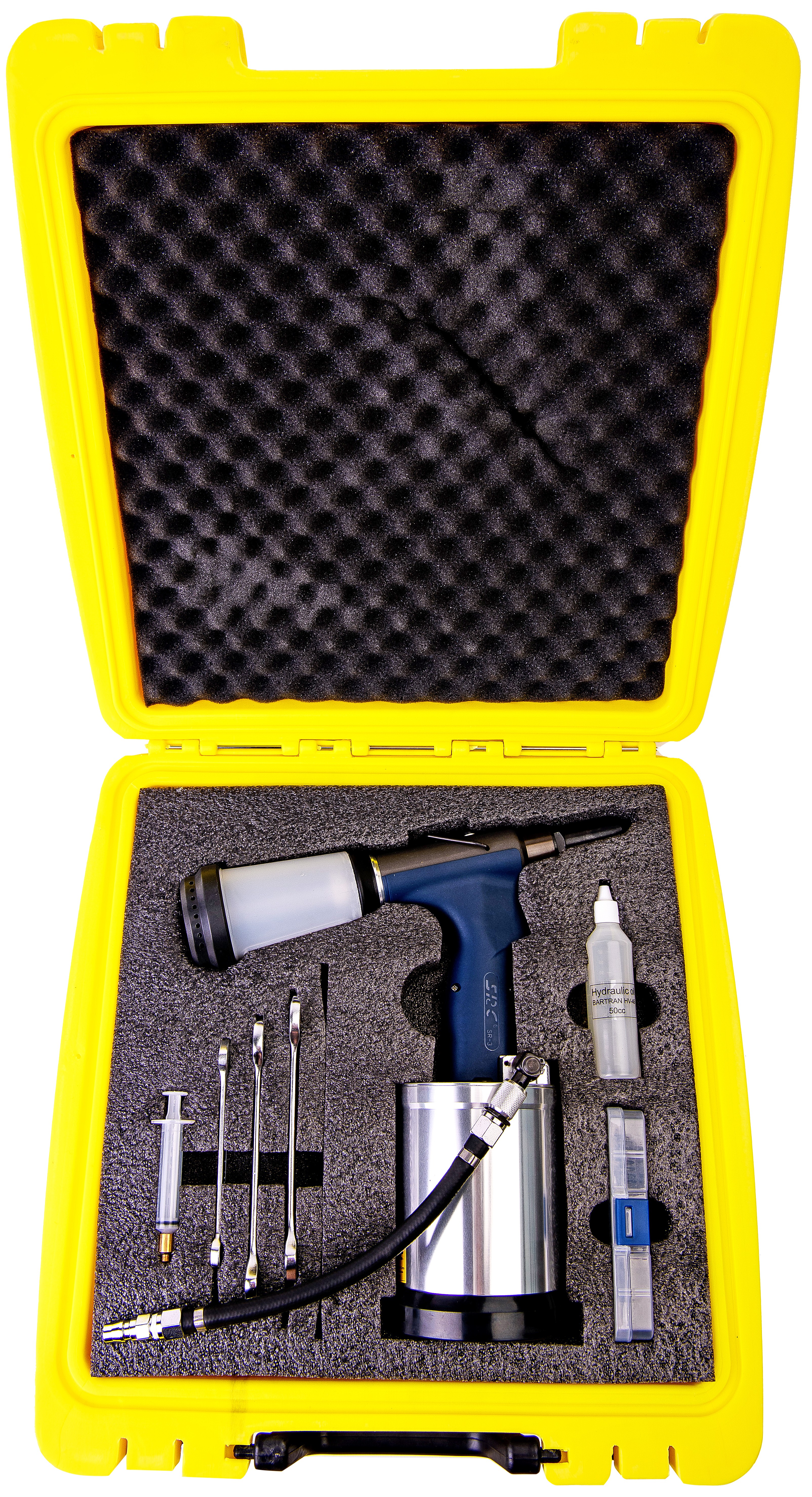 Заклепочник пневмогидравлический для вытяжных заклепок SRC SR-3, 4.0 мм - 6.4 мм - фото