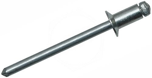Заклепка вытяжная сталь/сталь с потайным бортиком 120° 6,4х13 - фото