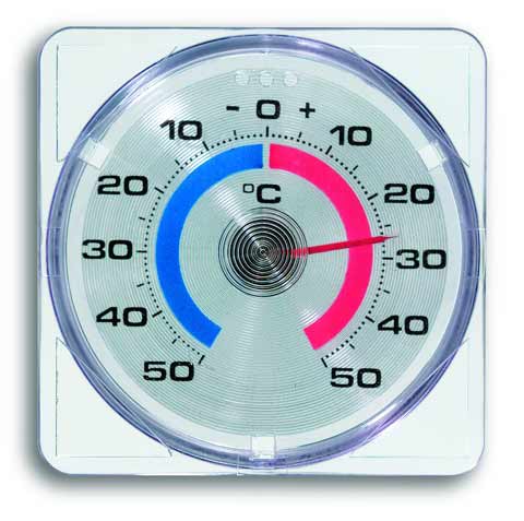 Оконный термометр с самоклеющейся пленкой 74 x 17 x 74 mm TFA-Dostmann - фото