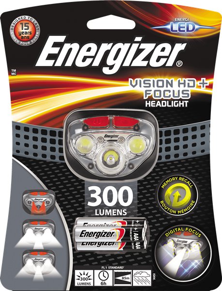 Energizer Headlight Vision Focus 250 lumens