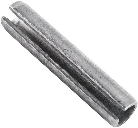 Штифт цилиндрический пружинный 10х20 DIN 1481, нержавеющая сталь А2 - фото