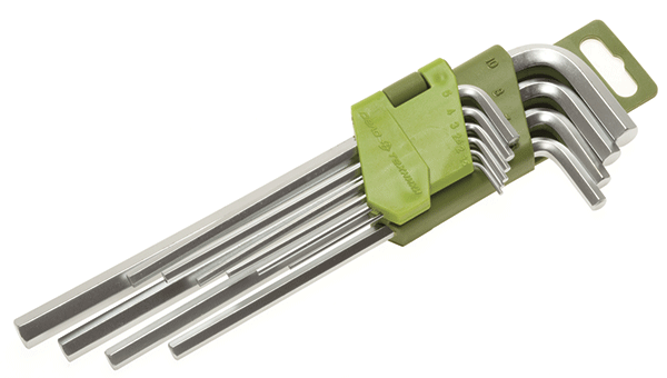 Набор шестигранных длинных имбусовых ключей1,5-10 мм Дело Техники (холдер) 561102 - фото