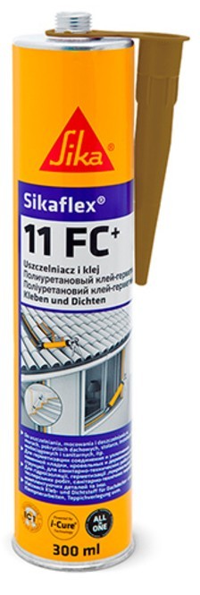 Клей-герметик универсальный полиуретановый 300 мл SIKA Sikaflex 11FC+ 89444 коричневый - фото