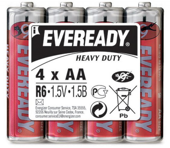 Батарейки Eveready Heavy Duty R6 SW4 (4 шт)