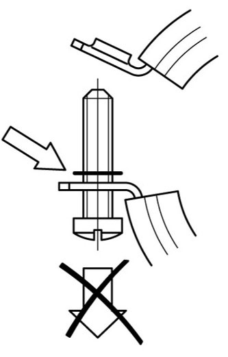 Хомут для труб с тройной соединительной гайкой Fischer FRS TRIPLE, оцинкованная сталь - фото