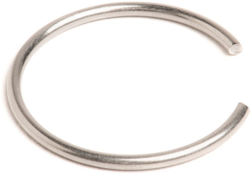 Кольцо стопорное внутреннее DIN 7993 форма B, оцинкованная сталь - фото